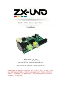 Developing for the ZX-Uno