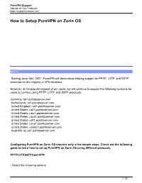 How to Setup Purevpn on Zorin OS