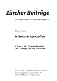 Information Age Conflicts
