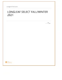 LONGLEAF SELECT FALL/WINTER 2021 Longleaf Select Canada – Fall/Winter 2021