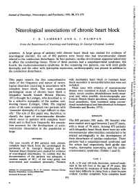 Neurological Associations of Chronic Heart Block