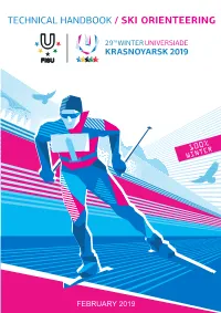 Technical Handbook / Ski Orienteering