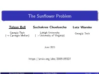 The Sunflower Problem