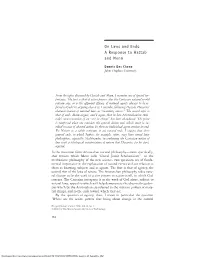 A Response to Hattab and Menn