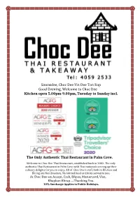 Chocdee Menu Dinein.Pdf