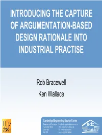 The Design Rationale Editor (Dred)