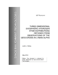 The Exosphere, Leading to a Much More Descriptive Science