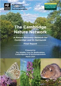 Cambridge Nature Network Final Report