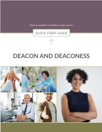 Deacon and Deaconess