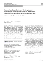 Genome-Based Classification of The