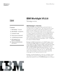 IBM Worklight V5.0.6 Technology Overview