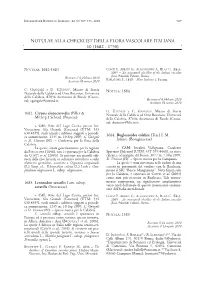 Informatore Botanico Italiano N. 41 (1), 2009