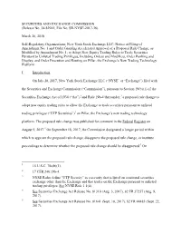Notice of Filing of Amendment No. 1 and Order Granting Accelerated Approval of a Proposed Rule Change, As Modified by Amendment No