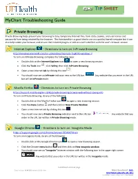 Private Browsing
