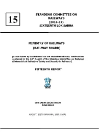 Standing Committee on Railways