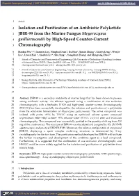 Isolation and Purification of an Antibiotic Polyketide JBIR-99 From