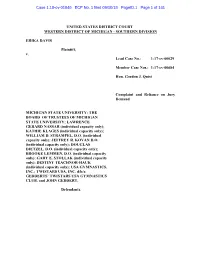 Case 1:18-Cv-01046 ECF No. 1 Filed 09/10/18 Pageid.1 Page 1 of 141