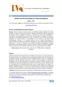 Safrole and the Versatility of a Natural Biophore Lima, L
