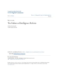 The Failures of Intelligence Reform