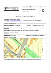 13 Sutton Cycle Track Path Sutton Road Shrewsbury.Pdf