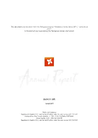 Banco BPI 1.º Semestre De 2017”