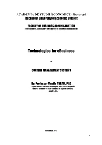 Content Management Systems