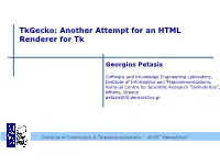 Tkgecko-Presentation