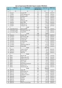 List of Sanctioned BLC(E) Projects Under PMAY(U) S