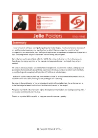 It Consulting Jp Bvba