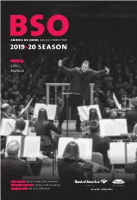 Week 9 Grieg Mahler