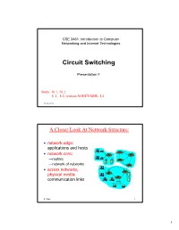 F. Circuit Switching