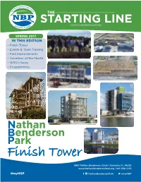 Finish Tower • Events & Team Training • Park Improvements • Volunteer of the Month • WRCH News • Programming