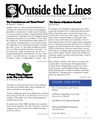 INSIDE THIS ISSUE the More We Learn, the Less We Know