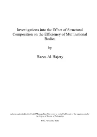 Thesis Submitted to the Cardiff Metropolitan University in Partial Fulfilment of the Requirements for the Degree of Doctor of Philosophy