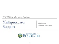 CSC 256/456: Operating Systems