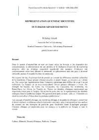 Representation of Ethnic Identities in Turkish