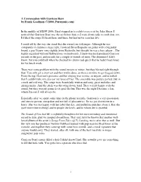 A Conversation with Garrison Starr by Frank Goodman (7/2006, Puremusic.Com)