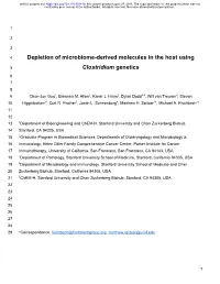 Depletion of Microbiome-Derived Molecules in the Host Using