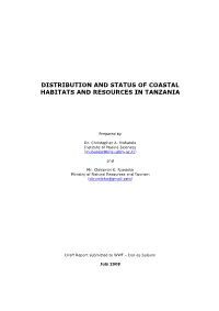 Distribution and Status of Coastal Habitats and Resources in Tanzania