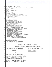 M. KENDALL DAY, Chief Asset Forfeiture and Money Laundering Section (AFMLS) 2 WOO S