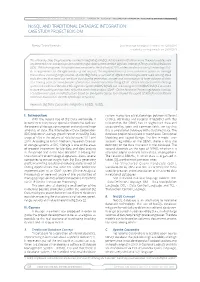 Nosql and TRADITIONAL DATABASE INTEGRATION: CASE STUDY PROJECT BDIC-DM