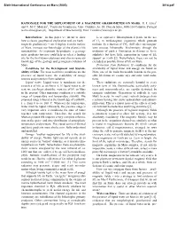 Rationale for the Deployment of a Magnetic Gradiometer on Mars