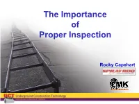 The Importance of Proper Inspection