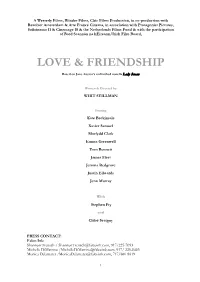 Love & Friendship