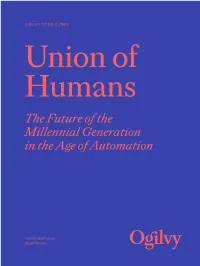 The Future of the Millennial Generation in the Age of Automation