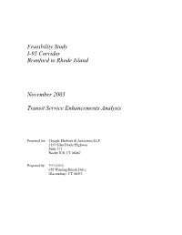 Transit Service Enhancements Analysis