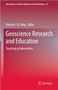 Vincent CH Tong Editor Teaching at Universities