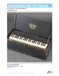 Anchorage Museum Portable Instruments Grades K-6