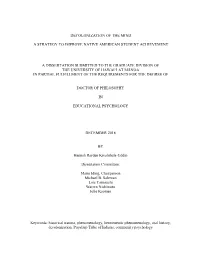 Decolonization of the Mind a Strategy to Improve Native