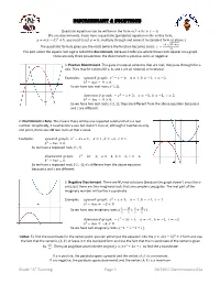 Discriminant & Solutions